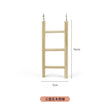 1PC Birds Toy | Wooden Ladders Swing Scratcher Perch Climbing | 3/4/5/6 Step Ladder for Bird Cage Parrots Hamsters Hanging Pet Supplies
