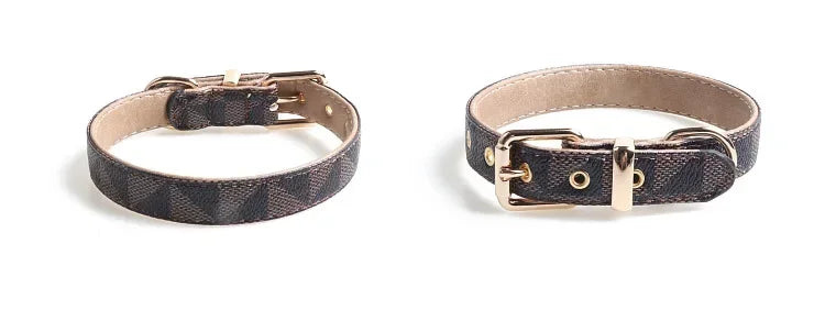 Luxury PU Leather Dog Collar – Adjustable, Breakaway, Stylish & Durable