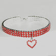 New Cat Dog Collar | Three Row Elastic Rhinestone Pet Collars | Love Decoration Necklace | Puppy Kitten Ornament | Pets Supplies