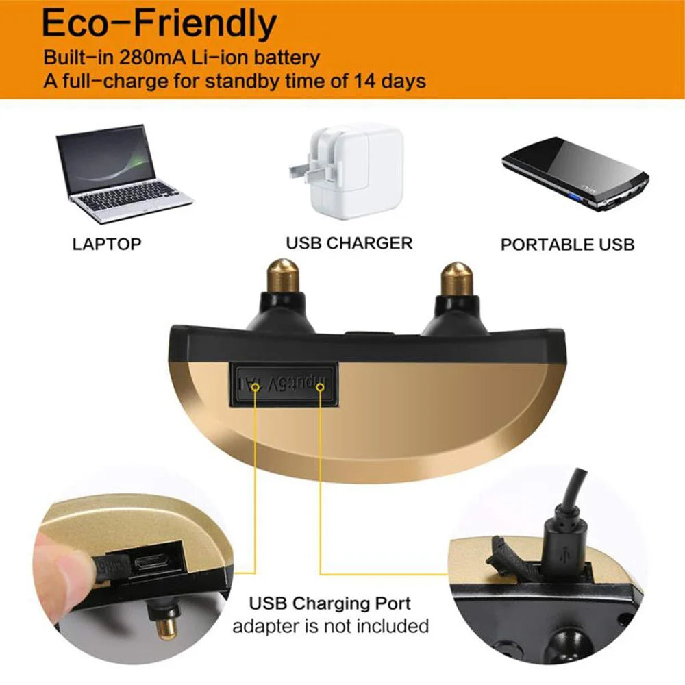 Dog Collar Anti Bark Control Collar Dog Training Accessories Waterproof Rechargeable Anti Barking For Dogs Training Collars