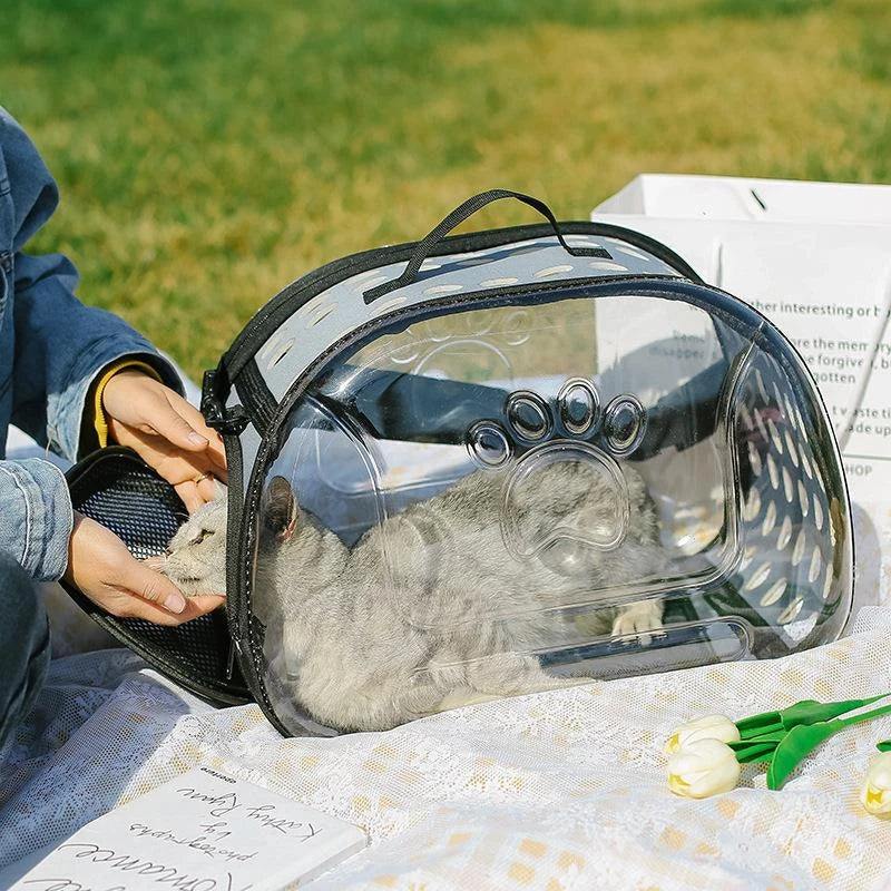 Cat Carrier Bag | Outdoor Pet Shoulder Bag | Portable Travel Carrier for Small Dogs and Cats