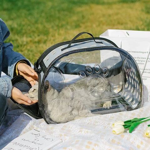 Cat Carrier Bag | Outdoor Pet Shoulder Bag | Portable Travel Carrier for Small Dogs and Cats
