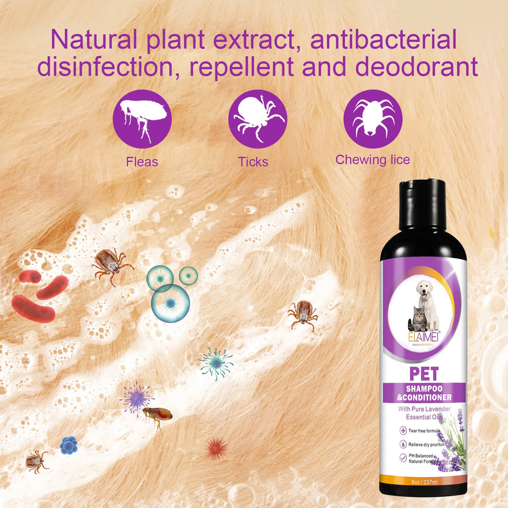Pet Shampoo for Dogs – Nourishing, Stain-Removing, and Soothing Care