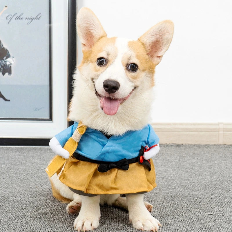 Funny Dog & Cat Costume | Pet Sweatshirt Stand-Up Suit | Cosplay Outfit for Party & Festival