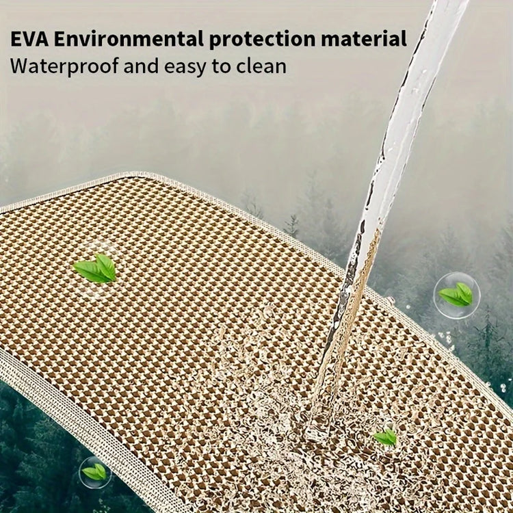 1Pc Large Size Cat Litter Mat | Advanced Honeycomb Double-Layer Design | Urine Waterproof | Easy Cleaning | Scatter Control | Stay Clean