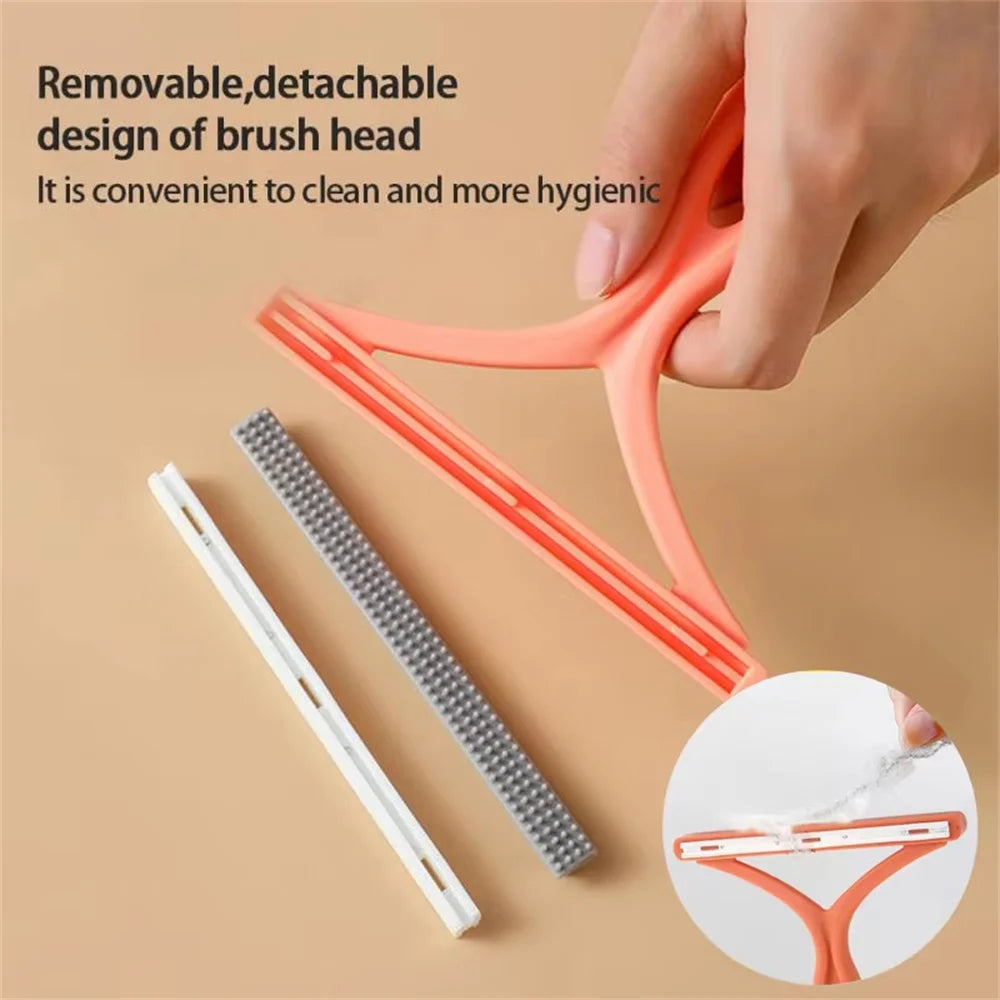 Double Sided Pet Hair Remover Cat Dog Lint Remover 2 in1 Clean Tool Sweater Cleaner Fabric Shaver Scraper For Clothes Carpet