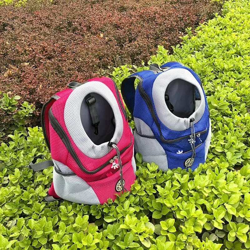 Pet Carrier Backpack – Breathable Front & Back Pack for Small to Medium Dogs and Cats