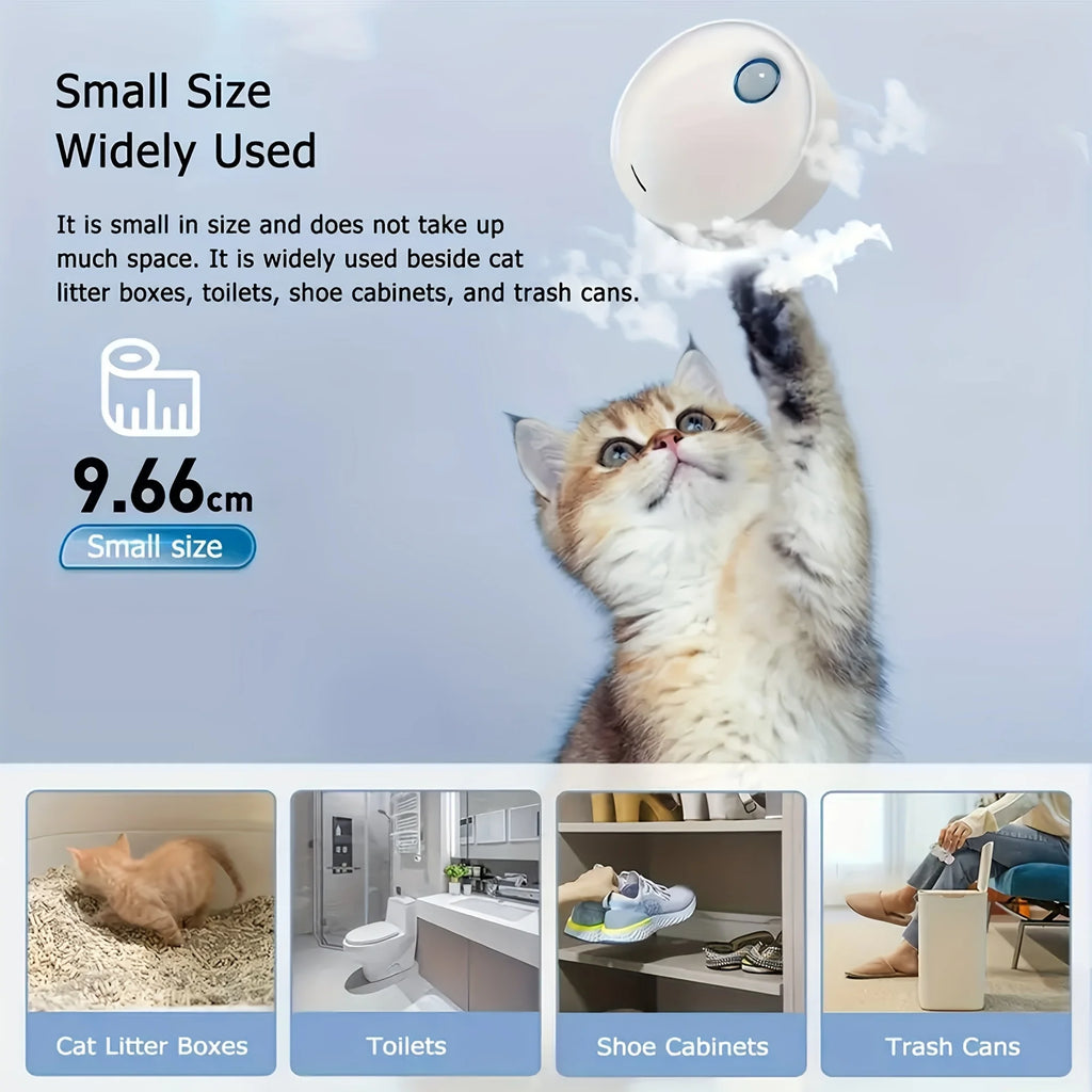 Pet Odor Eliminator | Cat Litter Deodorizer | Air Purifier For Dogs And Cats | Odor Removal For Fresh Air | Household Electric Air