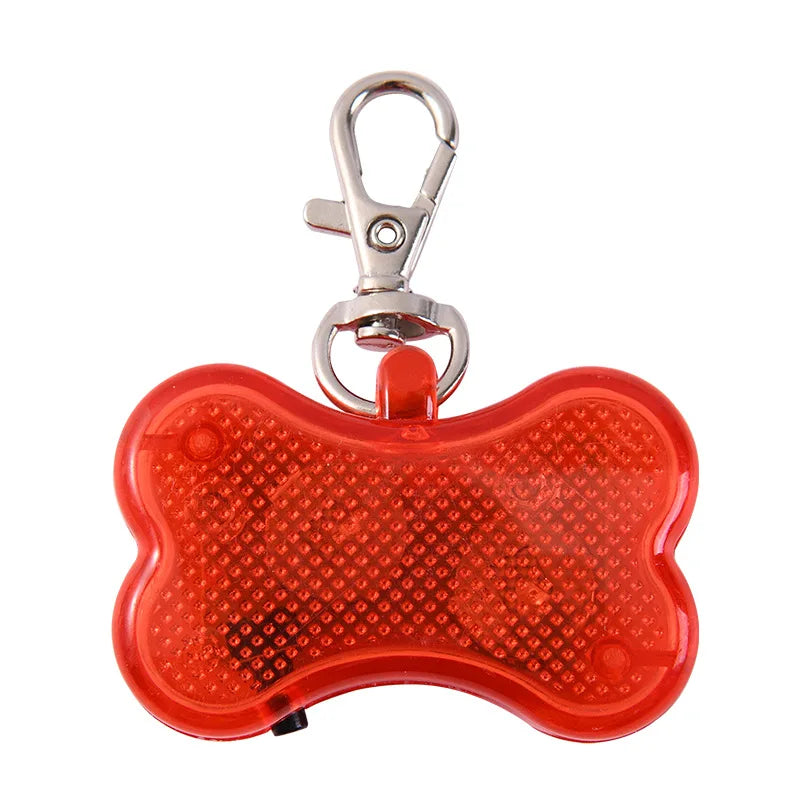 LED Luminous Dog Tag Pendant – Glow in the Dark Safety Collar Accessory for Dogs and Cats