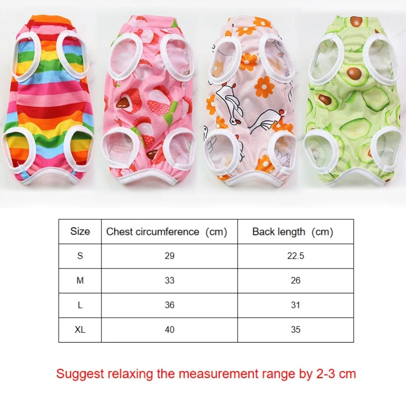 Post-Surgery Sterilization Suit for Female Cats | Anti-Licking Recovery Vest | Weaning Suit