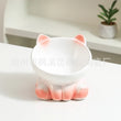 Cat Bowl Pet Accessories | Ceramic Diagonal High Feet - Cute Protection | Cervical Spine Dog Bowl - Drink Water Bowl | Pet Supplies