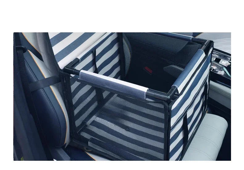 Waterproof Dog Car Seat Carrier – Portable Travel Basket for Small & Medium Pets, Hammock-Style Safety Seat