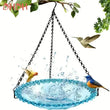 Flower-Shaped Hanging Bird Feeder & Birdbath | Outdoor Garden Tray for Hummingbirds & Wild Birds | Yard & Farm Decor