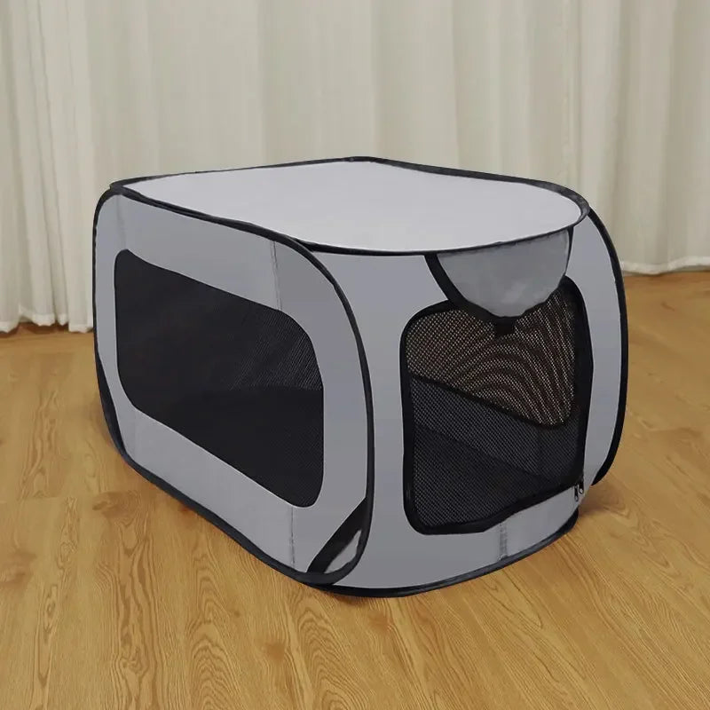 Portable Large Dog Bed Pop-Up Kennel – Indoor Outdoor Crate for Pets, Car Seat Kennel & Cat Bed