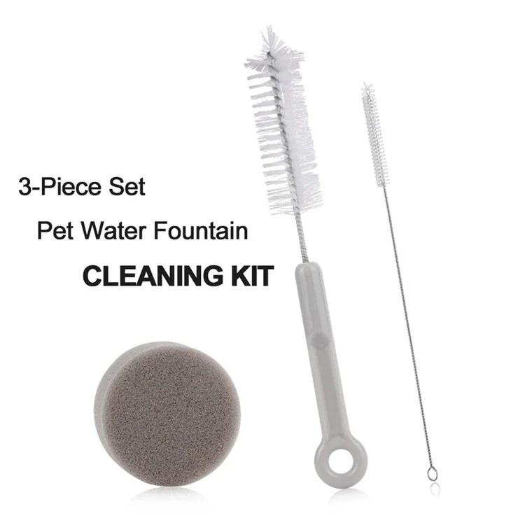 Cat Water Fountain Accessories | Cleaning Brush Set for Pet Water Dispenser | Pump Tube Bottle Nozzle Cleaner Tools