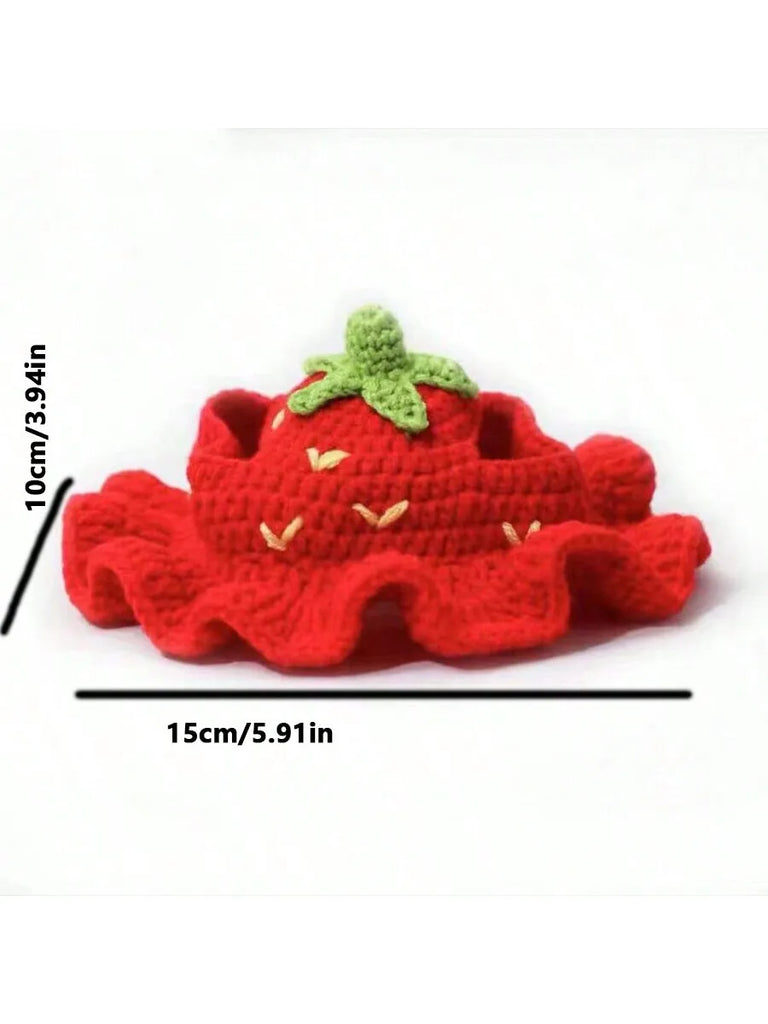 Pet Headgear | Cat and Dog Knitted Hat | Cosplay Props | Pet Headwear | Funny Pet Transformation Clothing