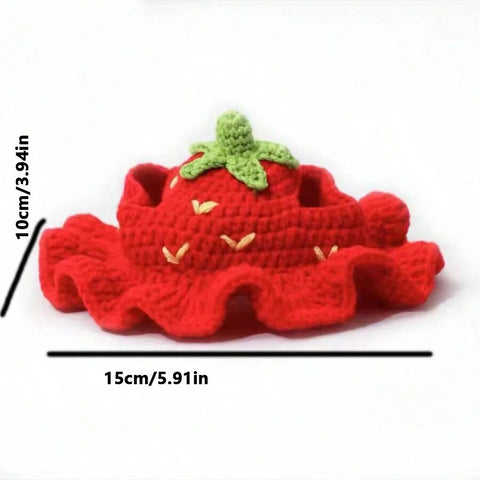 Pet Headgear | Cat and Dog Knitted Hat | Cosplay Props | Pet Headwear | Funny Pet Transformation Clothing
