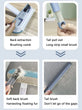 Multifunctional Pet Hair Remover Brush | Long Handle Fur Cleaner for Carpet, Sofa & Clothes | Manual Cat/Dog Hair Cleaning Tool