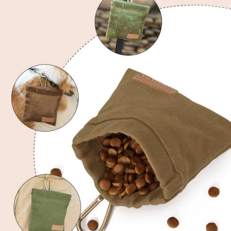 Dog Training Snack Bag – Portable Treat Pouch for Outdoor Travel & Training
