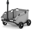 Foldable Small Pet Stroller with 4 Wheels – Breathable Dog and Cat Carrier Cart for Puppies and Kittens