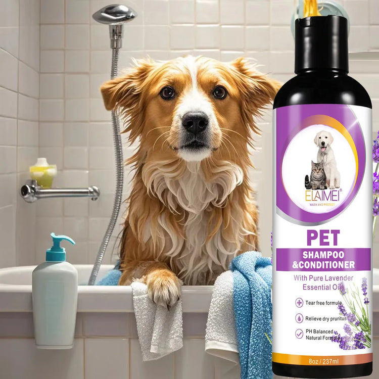Pet Shampoo for Dogs – Nourishing, Stain-Removing, and Soothing Care