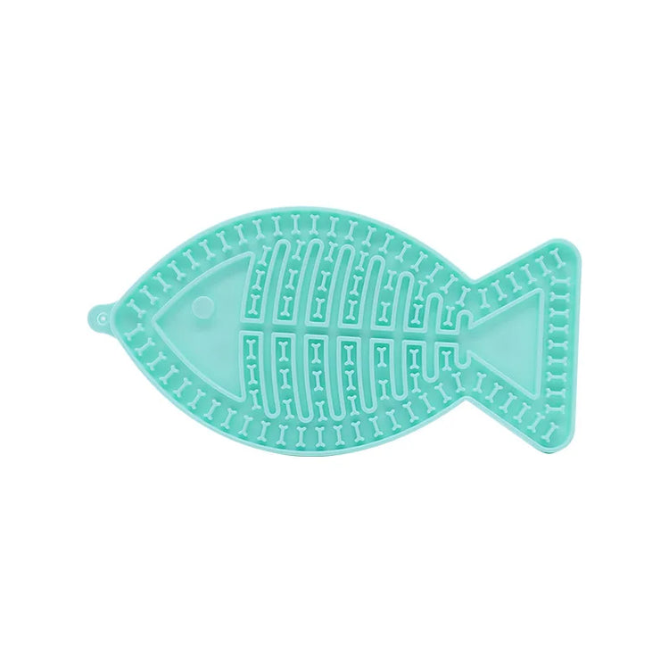 Silicone Pet Licking Mat for Cats/Dogs | Anti-Choking Slow Food Bowl | Bath Distraction Plate | Pet Supplies Cutlery