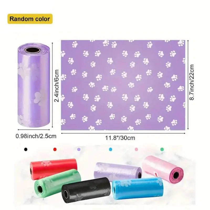 Dog Poop Bags Biodegradable Pet Garbage Bag Cat Doggie Outdoor Home Clean Refill Garbage Poop Bag Pet Supplies