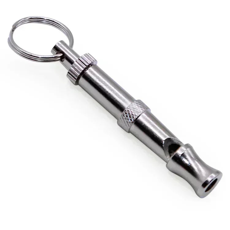 Adjustable Stainless Steel Dog Training Whistle – Stop Barking & Control Aid