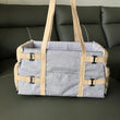Portable Dog Car Seat Booster for Small Dogs and Cats – Soft, Comfortable Travel Carrier with Safety Straps