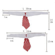 2023 Dog Cat Grooming | Striped Bow Tie - Adjustable Animal Collar | Christmas Pet Necktie | Formal White Collar for Dogs & Cats | Party & Wedding Wear