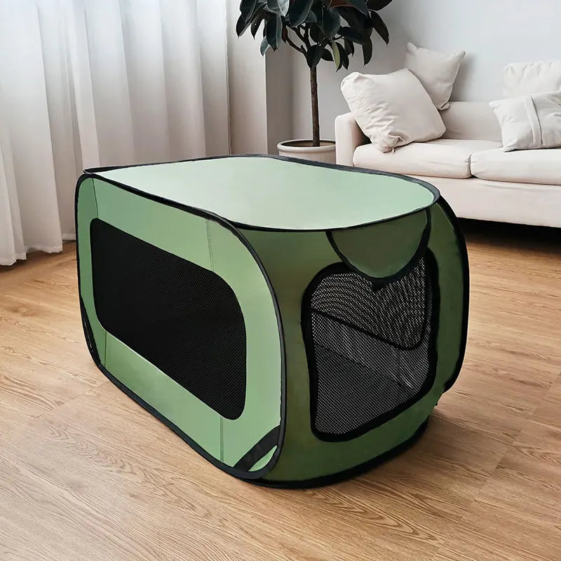 Portable Large Dog Bed Pop-Up Kennel – Indoor Outdoor Crate for Pets, Car Seat Kennel & Cat Bed