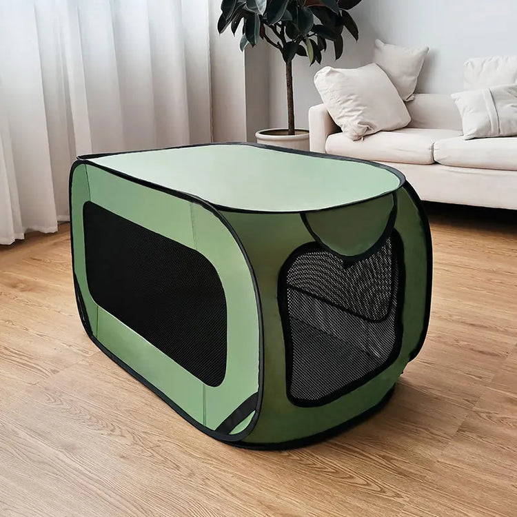 Portable Large Dog Bed Pop-Up Kennel – Indoor Outdoor Crate for Pets, Car Seat Kennel & Cat Bed