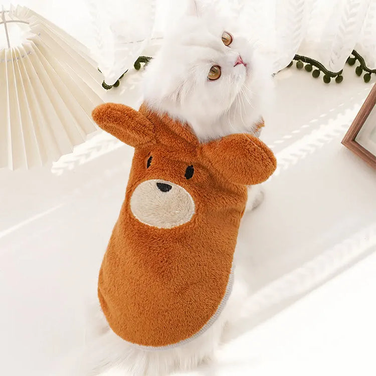 Warm Fleece Winter Clothes for Small Dogs & Cats | Soft Pet Jacket | For Chihuahua, Puppy & Kitten (XXS–XL)