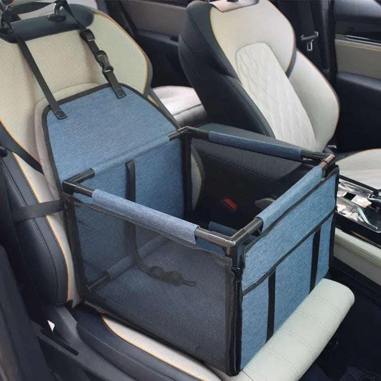 Waterproof Dog Car Seat Carrier – Portable Travel Basket for Small & Medium Pets, Hammock-Style Safety Seat
