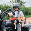 Horizontal Dog Backpack Carrier – Breathable Mesh Pet Travel Bag for Small Dogs, Hands-Free Outdoor Hiking & Cycling