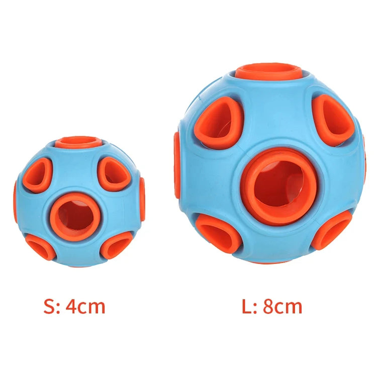 HOOPET Interactive Dog Ball Toys – Light-Up & Bell Rubber Balls for Active Play