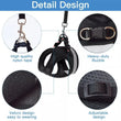 Adjustable Nylon Dog Harness with Walking Lead – Comfortable Mesh Vest for Small and Medium Pets