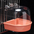 Hanging Bird Bath Box | Parakeet Shower Cage Bath | Bird Bathtub for Canary, Cockatiel, Budgerigar, Small Parrots