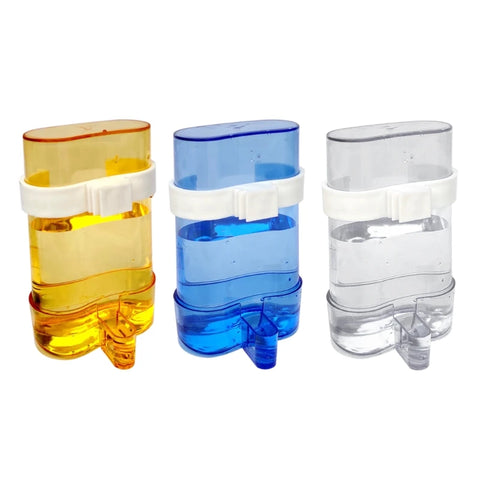 Bird Water Feeder | Automatic Dispenser for Parrot, Parakeet | Cage Mount Waterer | No-Mess Bird Food Feeder for Cockatiel & Lovebird | 220ml