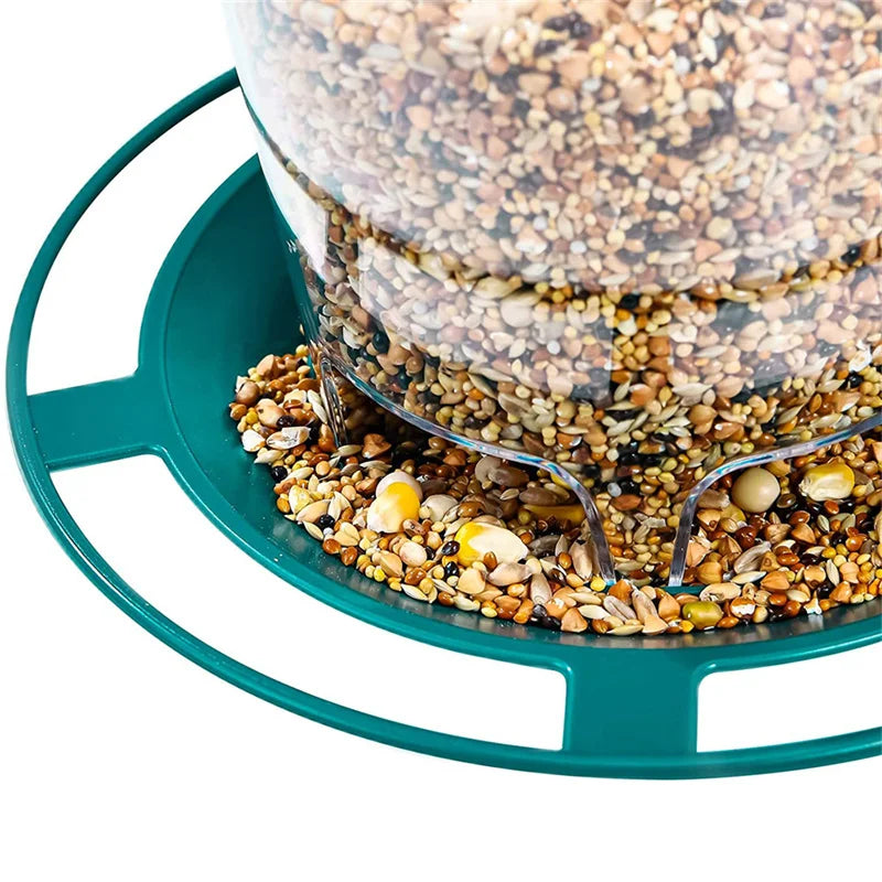 Bird Feeder | Automatic Foot Feeding Tool | Outdoor Bird Feeder Hanging Nut Feeding Multiple Hole Dispenser Holder Food Container