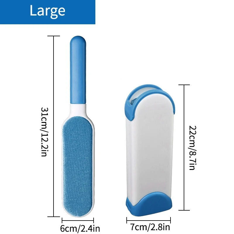 Magic Clothes Lint Remover | Reusable Pet Cat Hair Fur Roller Brush | Static Dusting Cleaning Brushes | Manual Cleaner Tool