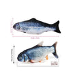 Cat/Dog Toy – USB Charging Electric Floppy Fish | Simulation Interactive Pet Chew Toy | Teeth Grinding & Training Play Toy