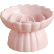 Cat Food Bowl | Ceramic Elevated | Cats/Small Dogs | Slow Feed Bowls | Anti-Choking Eating Feeders | Anti-Gulping Puppy Supplies