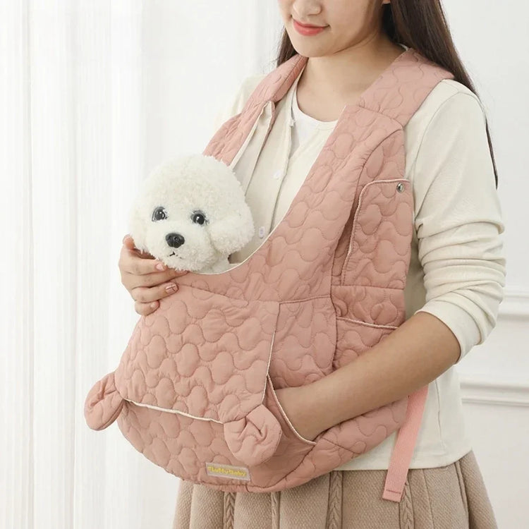 Waterproof Windproof Pet Chest Bag – Breathable Dog and Cat Carrier Backpack for Small Pets