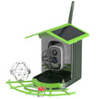 Bird Feeder Camera | 4MP 2K HD Bird Video Capture | Solar Powered WiFi Camera Feeder | Smart Birdwatching Device with Alerts | Outdoor Bird Observation Tool