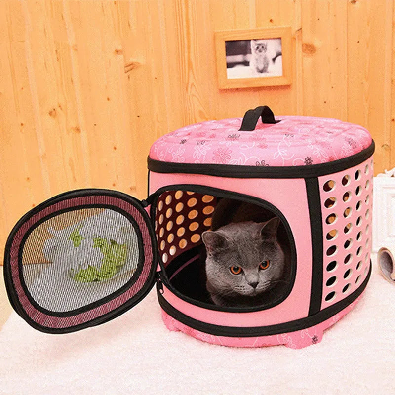 Cat & Puppy Carrier Backpack | Fashion Breathable Sling Bag | 4 Colors for Small Pets