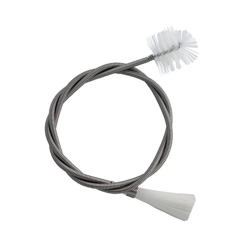 Stainless Steel Aquarium Spring Brush – Fish Tank Cleaning Tool & Filter Cleaner