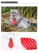 Gift Pet Dog/Cat Formal Necktie | Tuxedo Bow Tie - Black and Red Collar for Dog/Cat | Pet Accessories for Wedding, Holiday, and Party