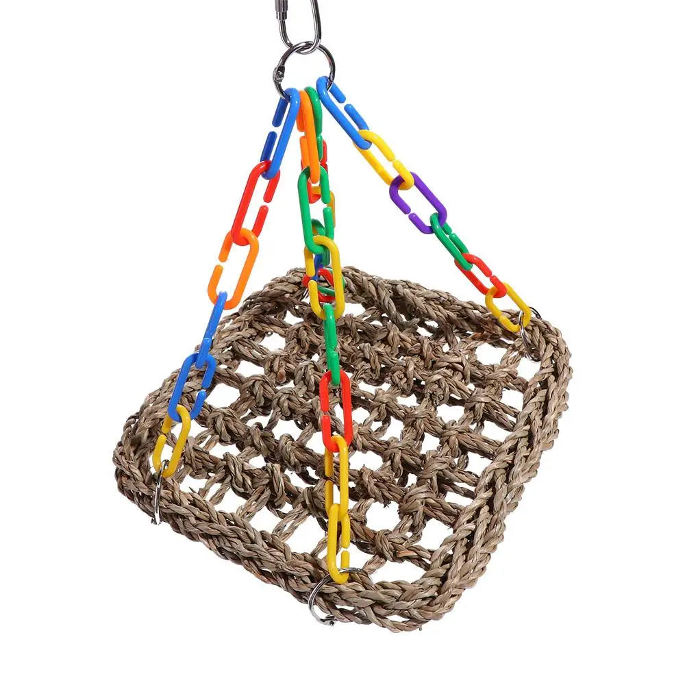 Bird Cage Accessories | Bite & Wear Resistant Parrot Hammock | Bird Perch Hanging Bed Swing Toys for Parakeets & Parrots