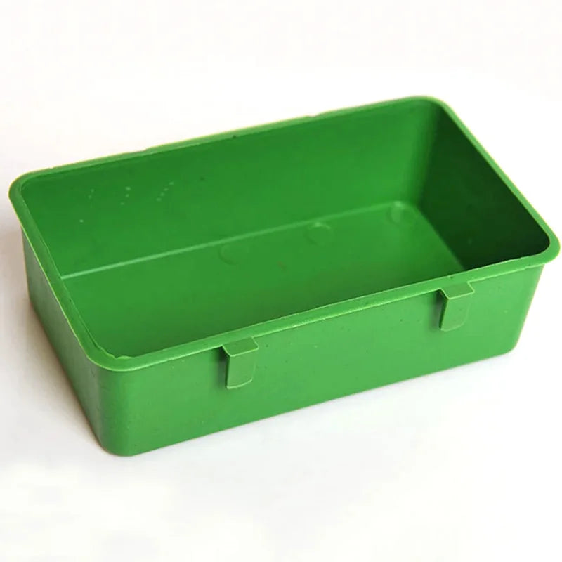 Hanging Bird Bath Tub | Small Parrot Cage Bowl | Plastic Bird Shower for Parakeets Budgies Cockatiels Pet Bird Cage Accessories